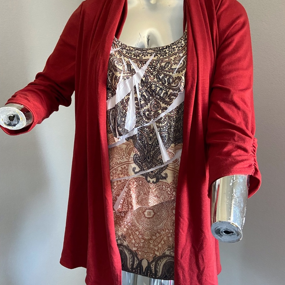 Cardigan With Built In Cami - Picture 3 of 4